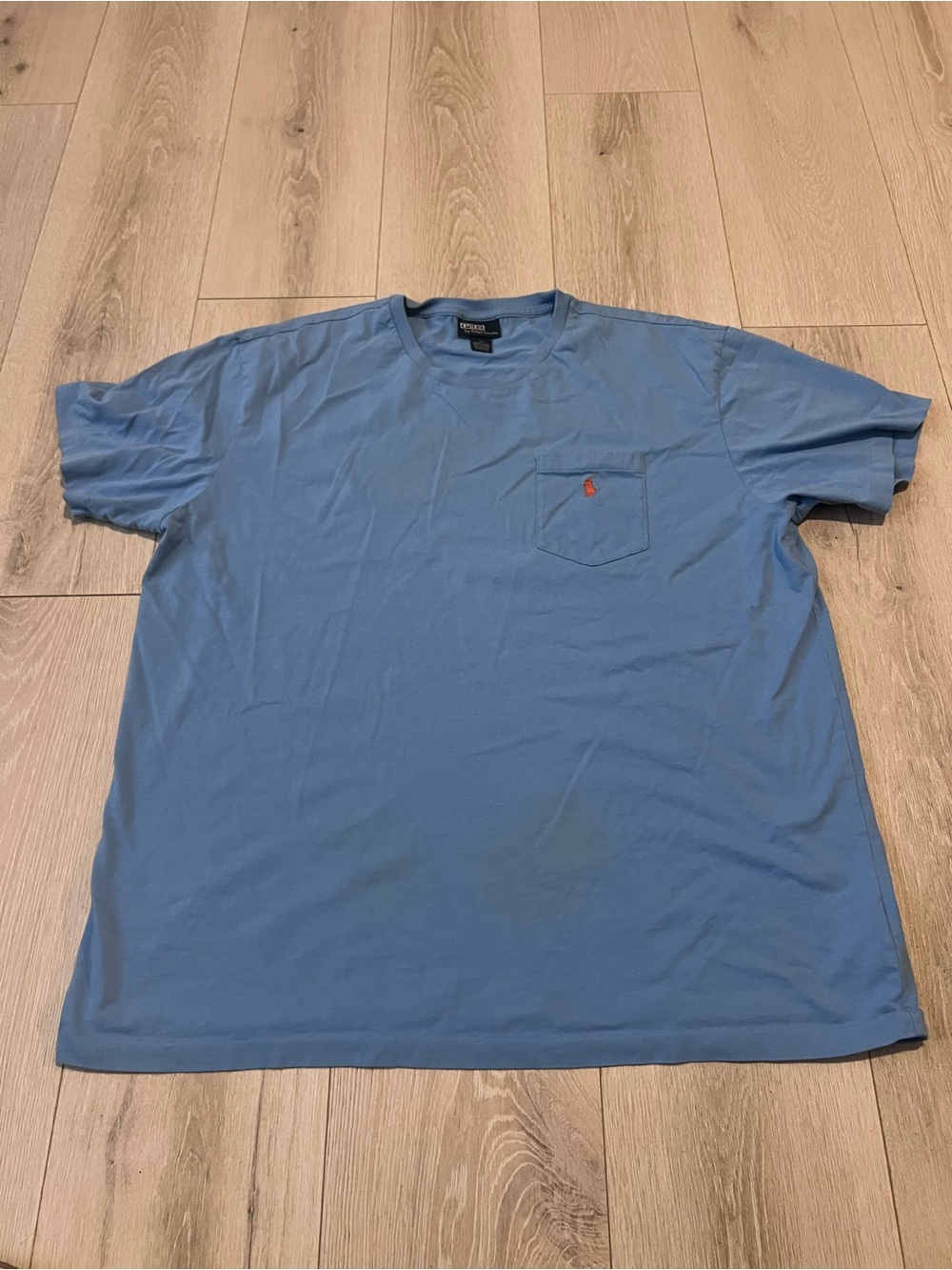 Ralph Lauren Light Blue Short Sleeve Pocket Tee